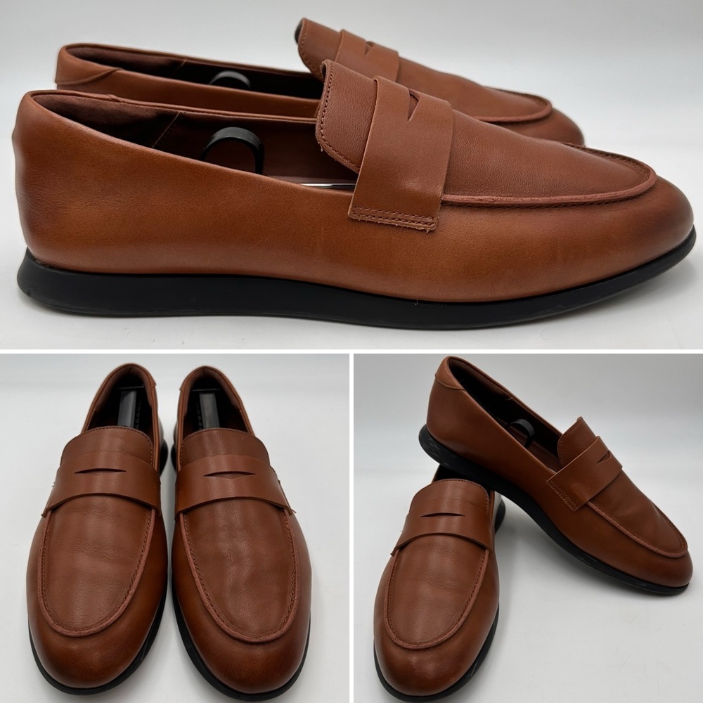 WOLF SHEPHERD LOAFERS MENS SIZE 10 (EU43) HONEY TAN LEATHER COMFORT COAST SHOES